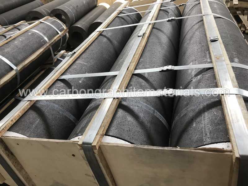 uhp 500mm graphite electrode with low resistivity for arc furnace